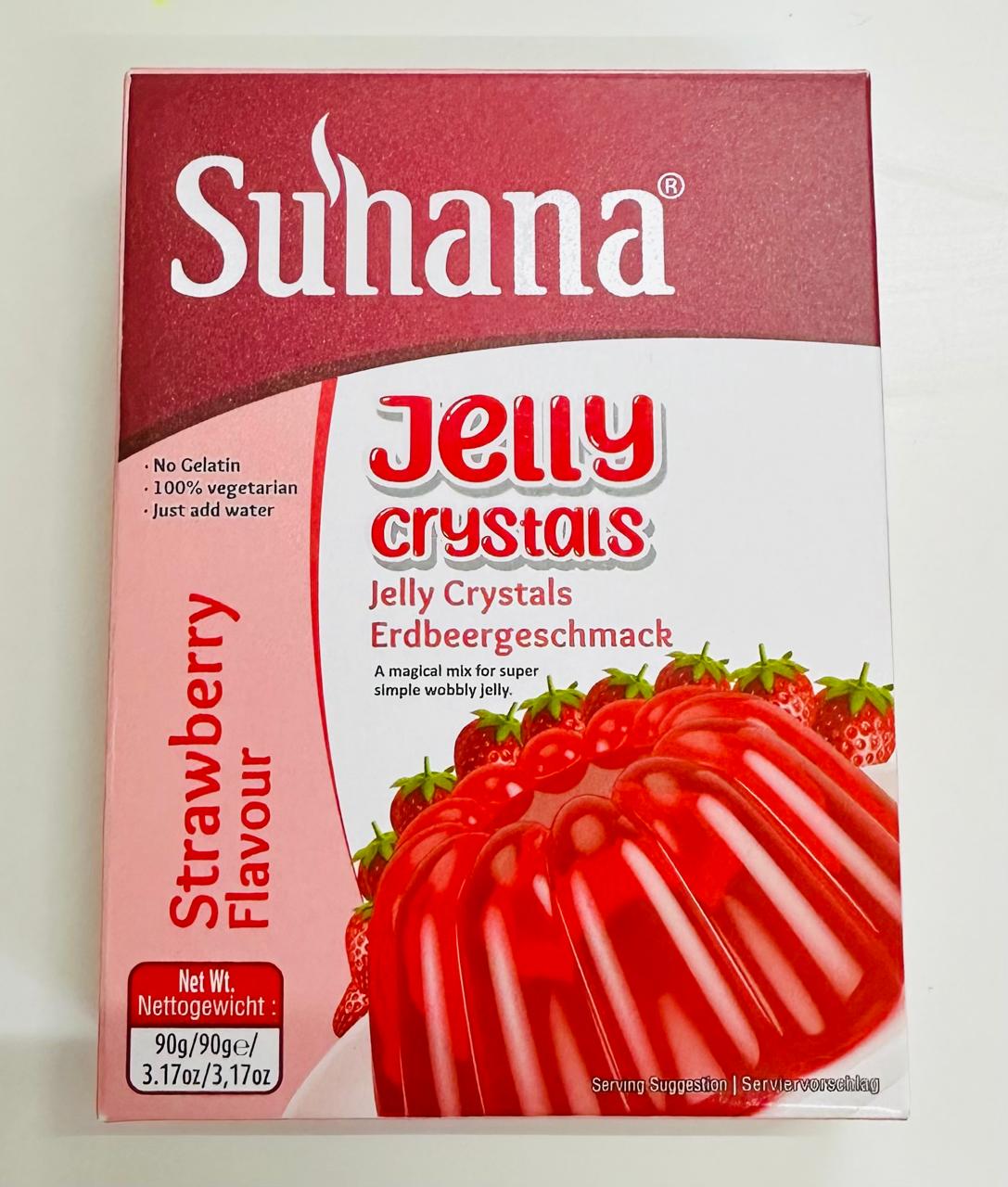 Suhana Strawberry Jelly Custard Powder 90gm