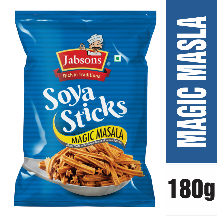 Jabson's Namkeen Soya Sticks Magic Masala 180gm