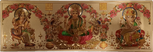 God Stickers Laxmiji Ganeshji Saraswatiji