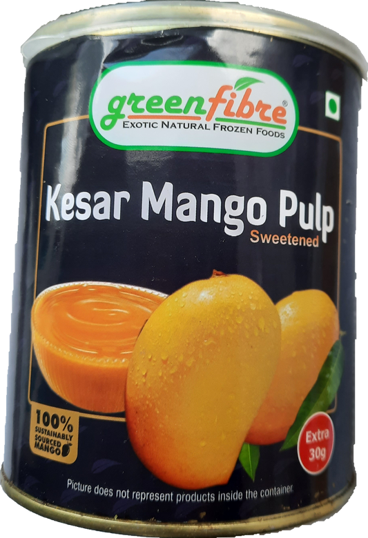 Green Fibre Kesar Mango Pulp 850gm