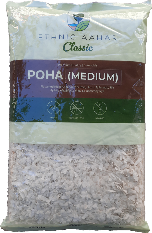 Ethnic Aahar Rice Flakes (Poha/Powa) Medium 1kg