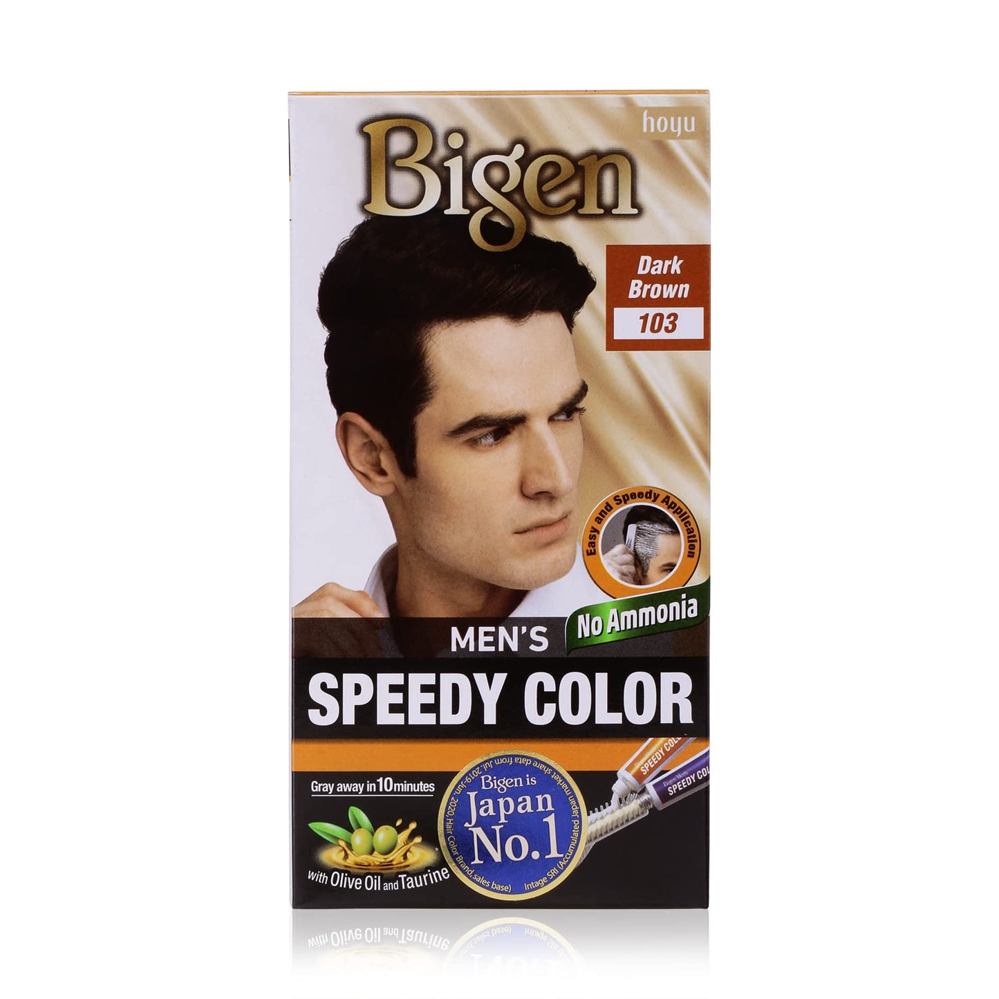 Bigen Men's Speedy Colour - Dark Brown 80gm