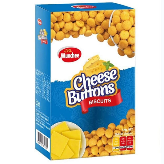 Munchee Cheese Button Biscuits 170gm