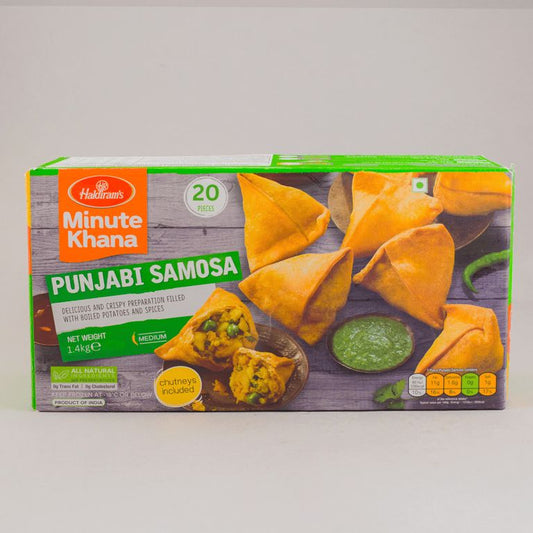 Frozen Haldiram's Punjabi Samosa(Vegan) 1.4kg - Only Berlin Same Day Delivery