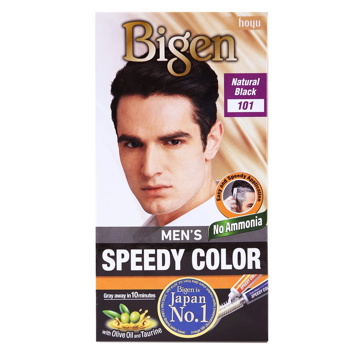 Bigen Men's Speedy Colour - Natural Black 80gm