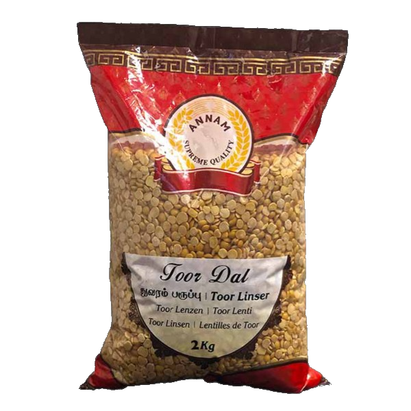 Annam Toor Dal 2kg – Spice Village