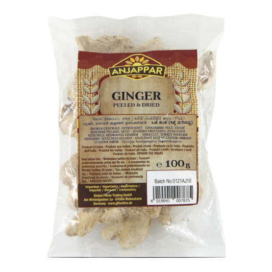 Anjappar Dried Ginger(Peeled) 100gm