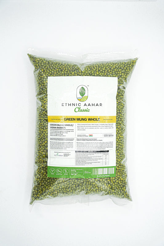 Ethnic Aahar Moong (Mung) Whole 2kg