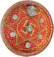 Pooja Plate - Puja Thali Chundari (25 cm diameter)