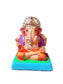 Ganesh Idol 6"  Home Visarjan Kacchi Mitti Ganesh (Eco Friendly -20) (Diamond)