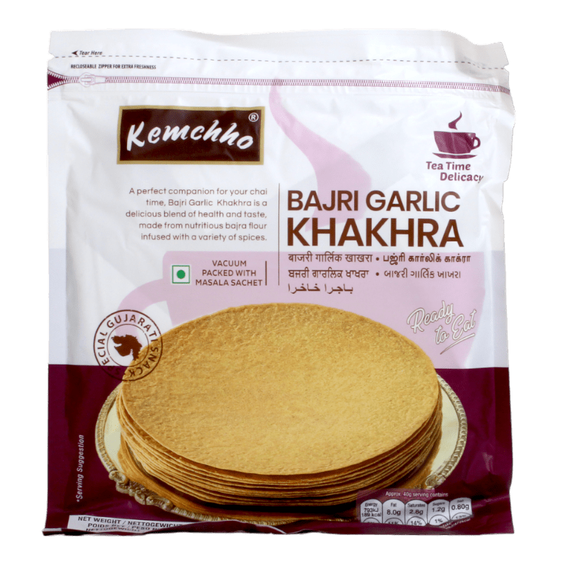 Kemchho Bajri Garlic Khakhra 200gm