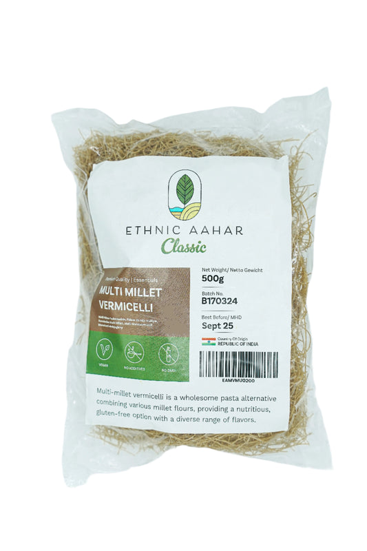 Ethnic Aahar Vermicelli (Multi Millet) 500gm