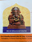 Ganesh Idol 6"  Home Visarjan Kacchi Mitti Ganesh (Eco Friendly -24) (Diamond)