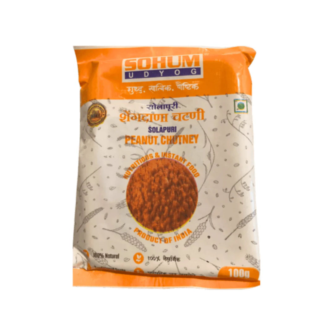 Sohum Solapuri Peanut Chutney 100gm