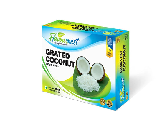 Frozen Flavournest Grated Coconut 400gm - Only Berlin same day delivery