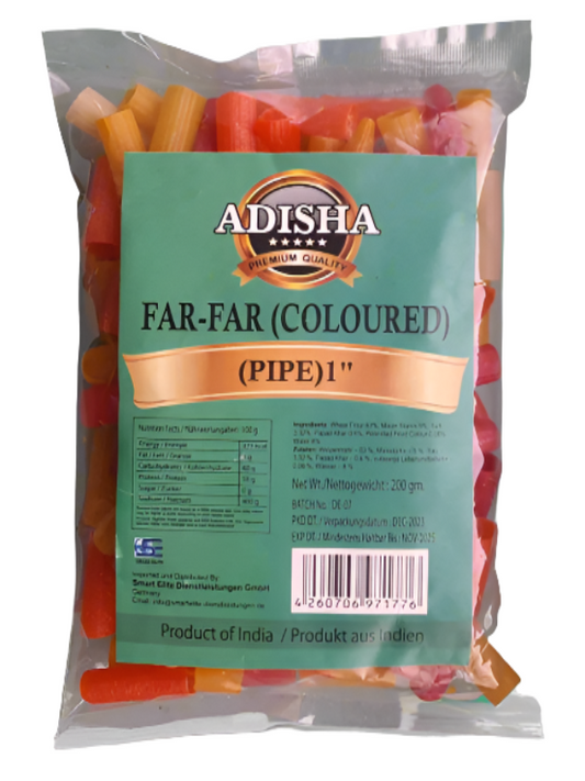 Adisha Far-Far Pipe 1 inch(Coloured) 200gm