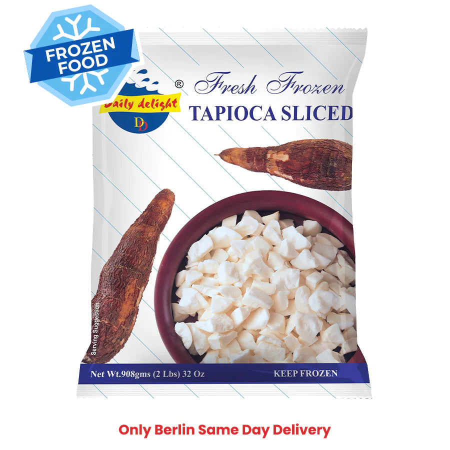 Frozen Daily Delight Tapioca (Cassava Sliced) 908gm - Only Berlin Same Day Delivery