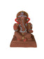 Ganesh Idol 6"  Home Visarjan Kacchi Mitti Ganesh (Eco Friendly -23) (Diamond)