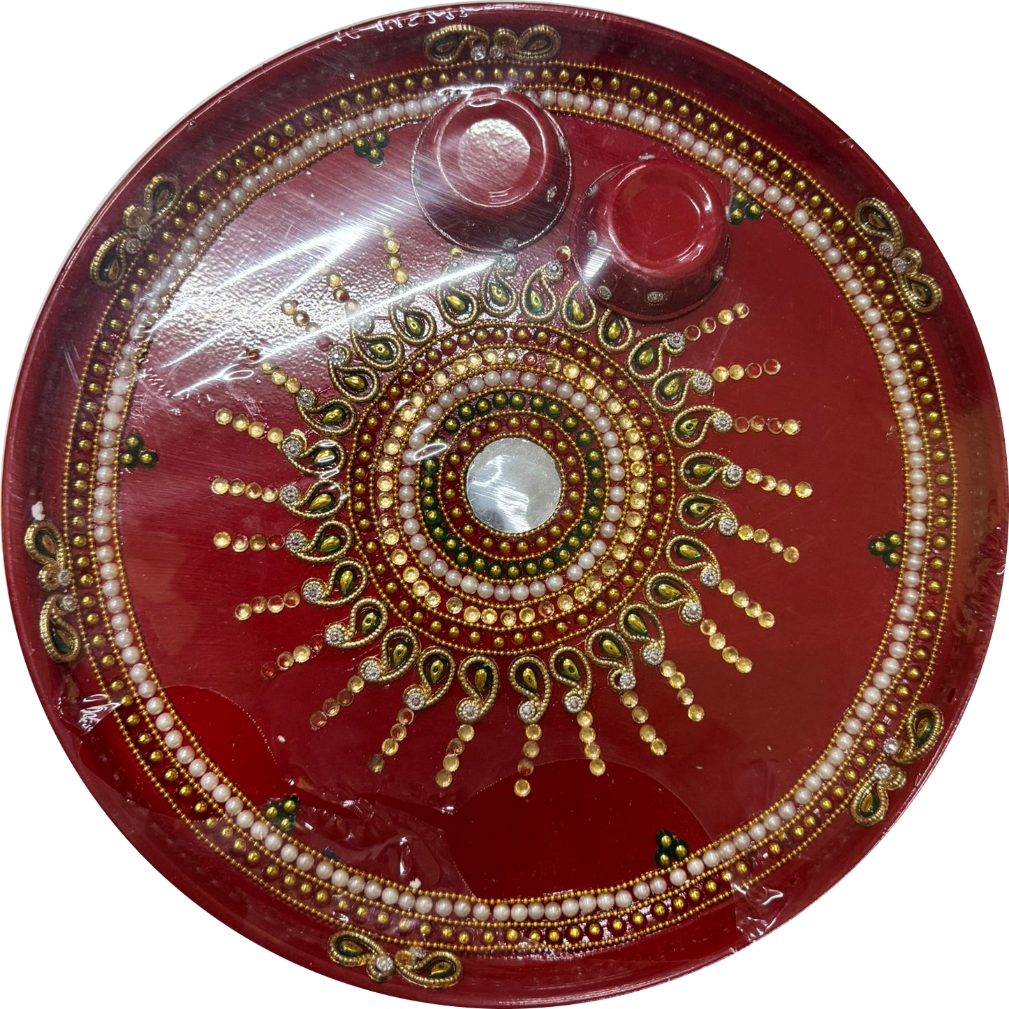 Pooja Plate - Puja Thali (25 cm diameter)