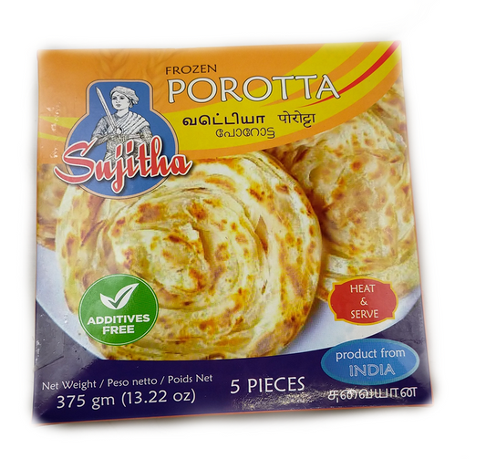 Frozen Sujitha Parotta (5 pieces) 375gm - Only Berlin Same Day Delivery