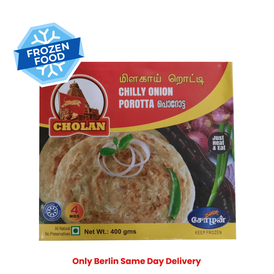 Frozen Cholan Chilly Onion Paratha 400gm - Only Berlin Same Day Delivery