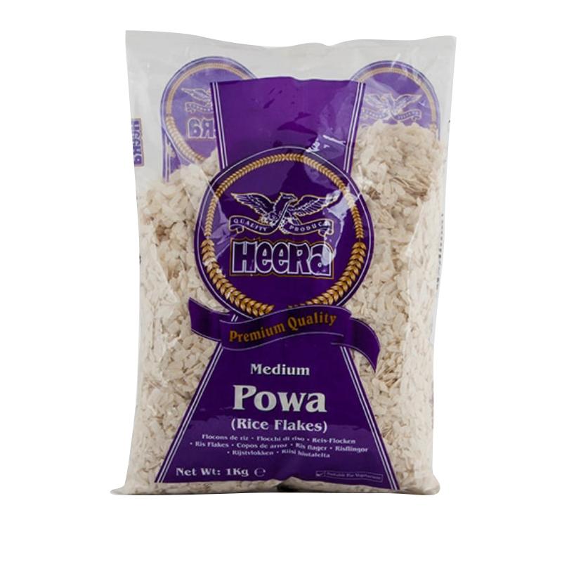 Heera Rice Flakes (Poha/Powa) Medium 1kg