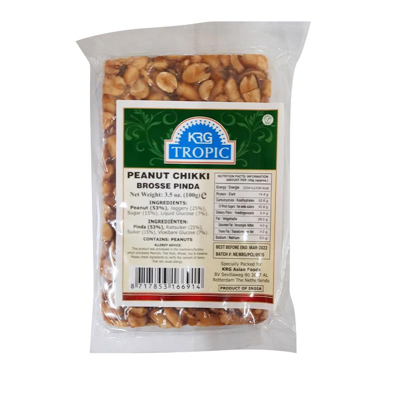 Tropic Gajak Peanut Chikki 100gm