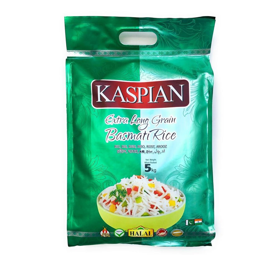 Kaspian Extra Long Basmati Rice 5kg